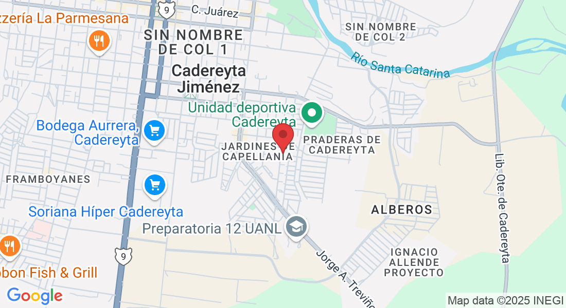 Saltillo 522, Jardines de Capellanía, 67484 Cadereyta Jiménez, N.L., México