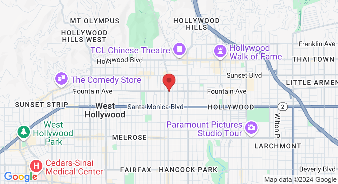 1250 N La Brea Ave, West Hollywood, CA 90038, USA