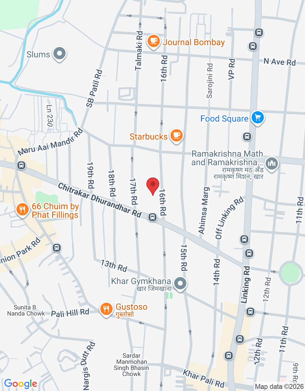 5th Floor, Grand Imperial Apartments, 501, 16th Rd, near Gujrat Research Society, Khar West, Mumbai, Maharashtra 400052, India