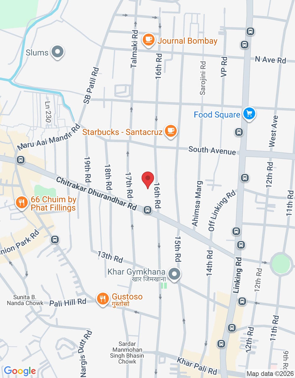 5th Floor, Grand Imperial Apartments, 501, 16th Rd, near Gujrat Research Society, Khar West, Mumbai, Maharashtra 400052, India