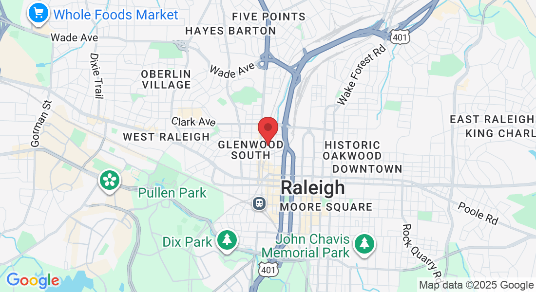 401 N West St suite 113, Raleigh, NC 27603, USA