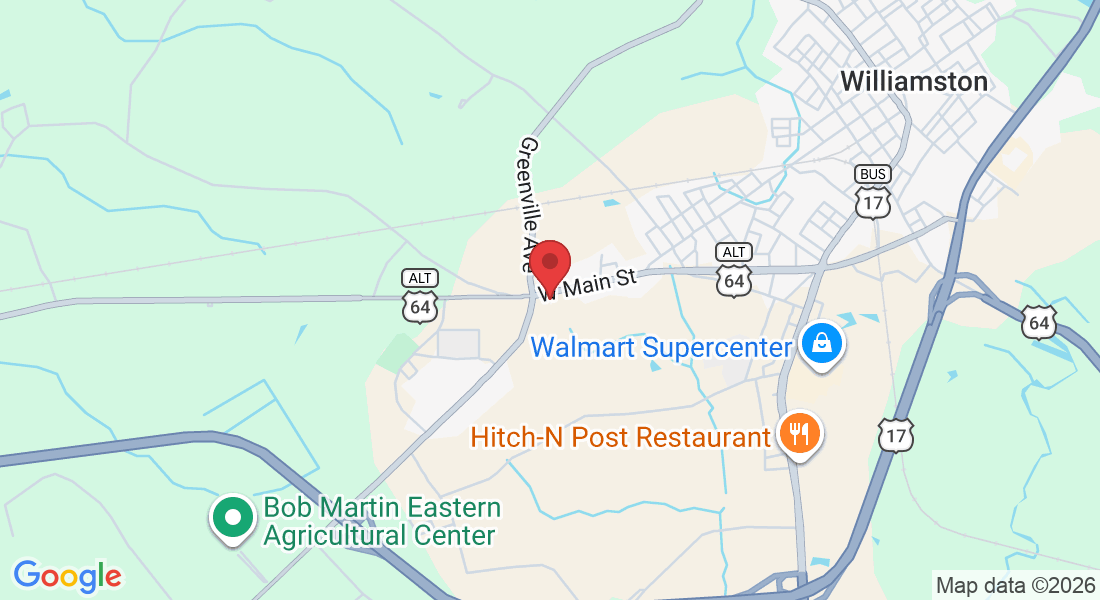 1985 W Main St, Williamston, NC 27892, USA