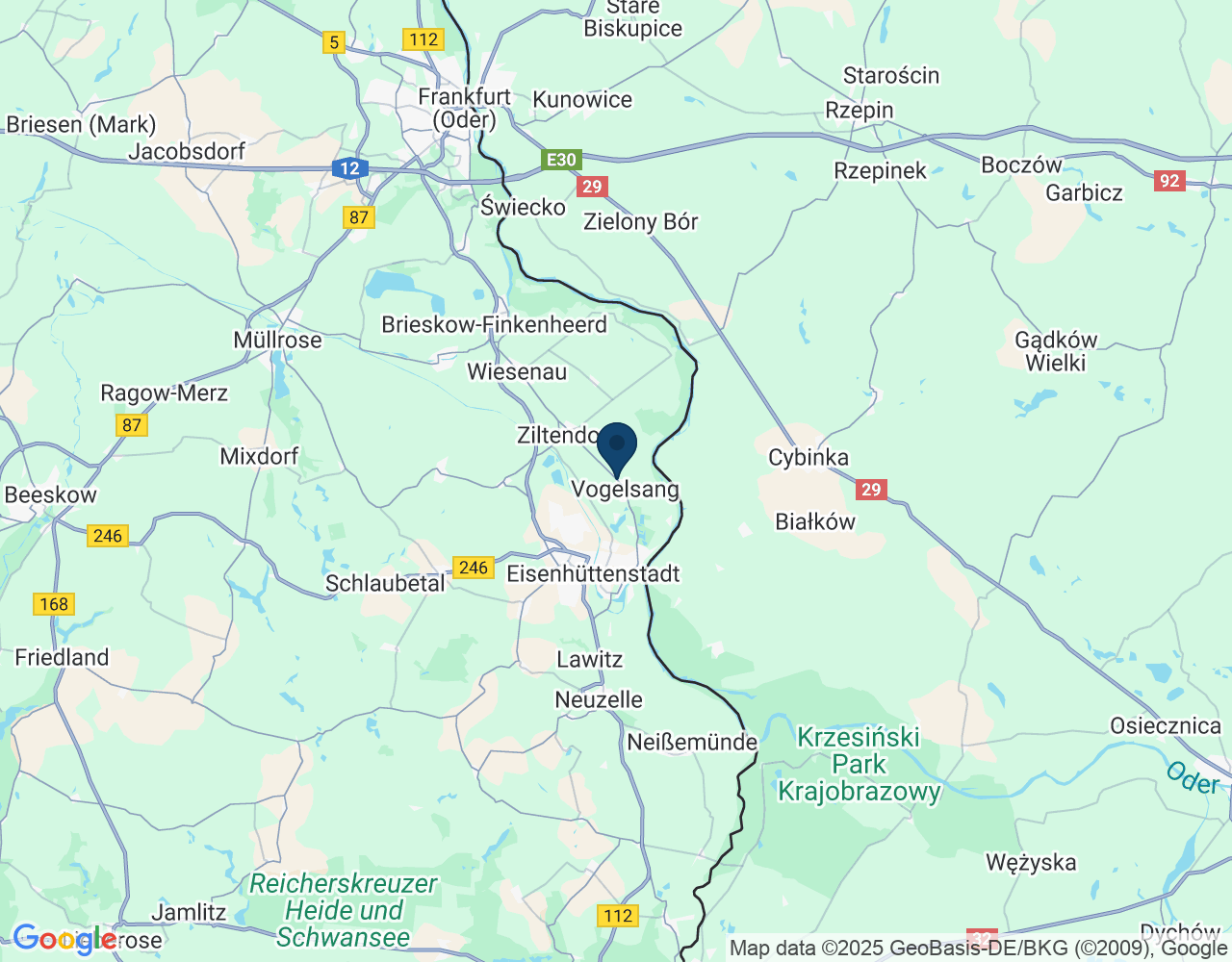 Frankfurter Str. 13, 15890 Vogelsang, Deutschland
