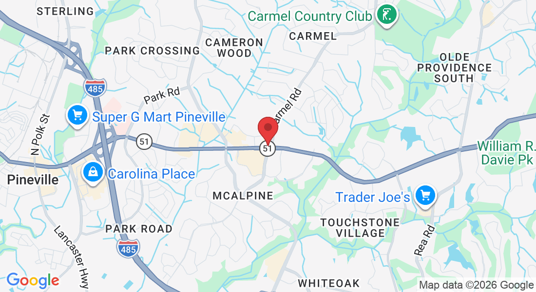 7510 Pineville-Matthews Rd ste 15b, Charlotte, NC 28226, USA