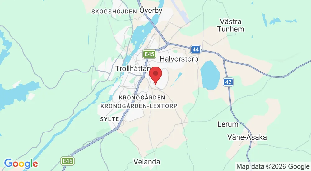 Verkmästarevägen 9, 461 37 Trollhättan, Sverige
