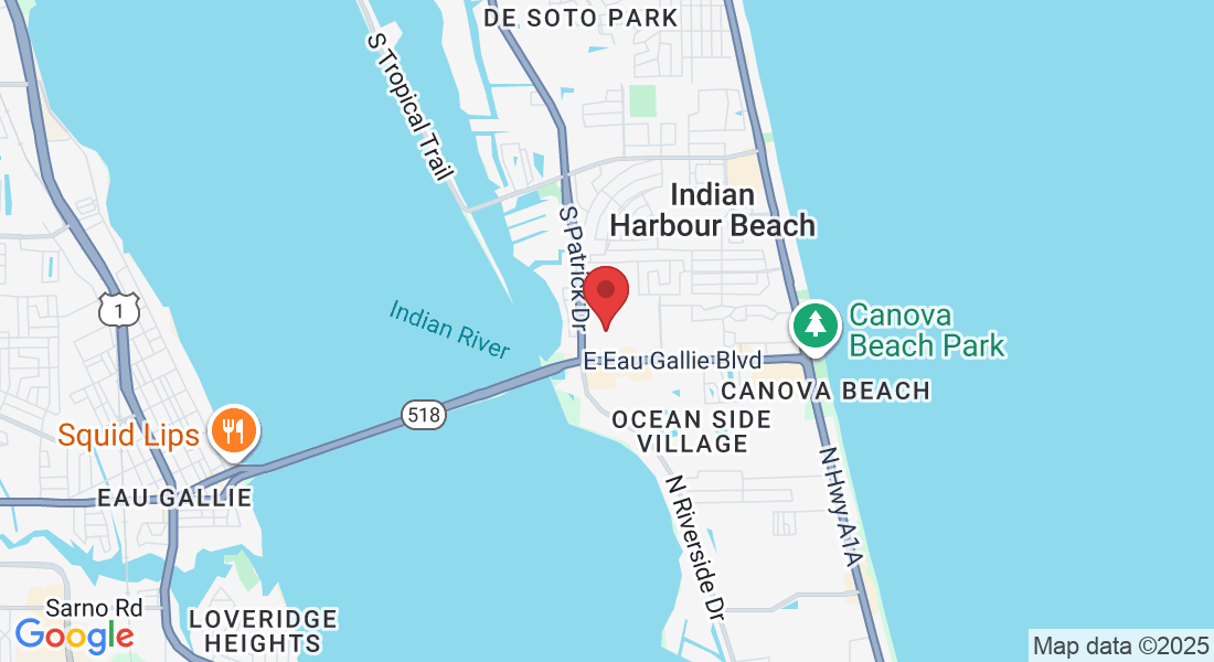 250 E Eau Gallie Blvd, Indian Harbour Beach, FL 32937, USA