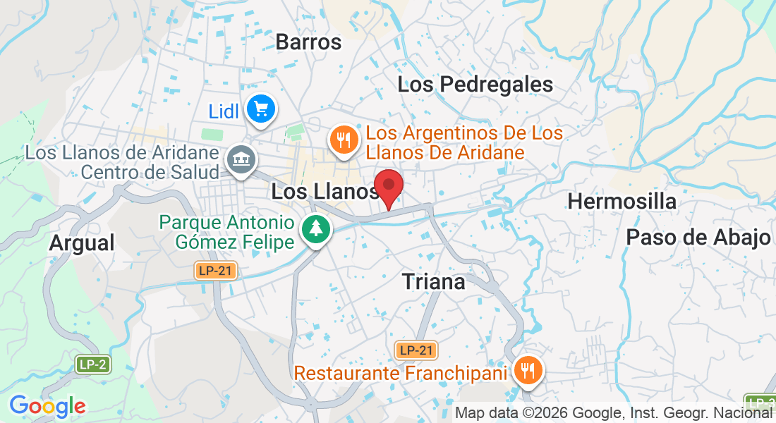 Av. Carlos Francisco Lorenzo Navarro, 75, 38760 Los Llanos, Santa Cruz de Tenerife, España