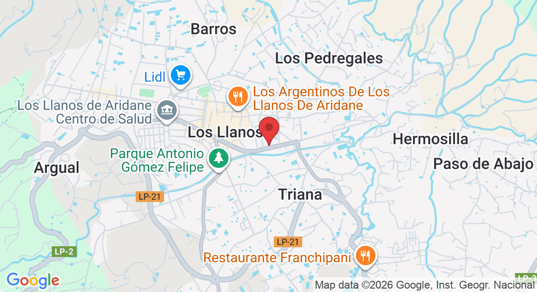 Av. Carlos Francisco Lorenzo Navarro, 75, 38760 Los Llanos, Santa Cruz de Tenerife, España