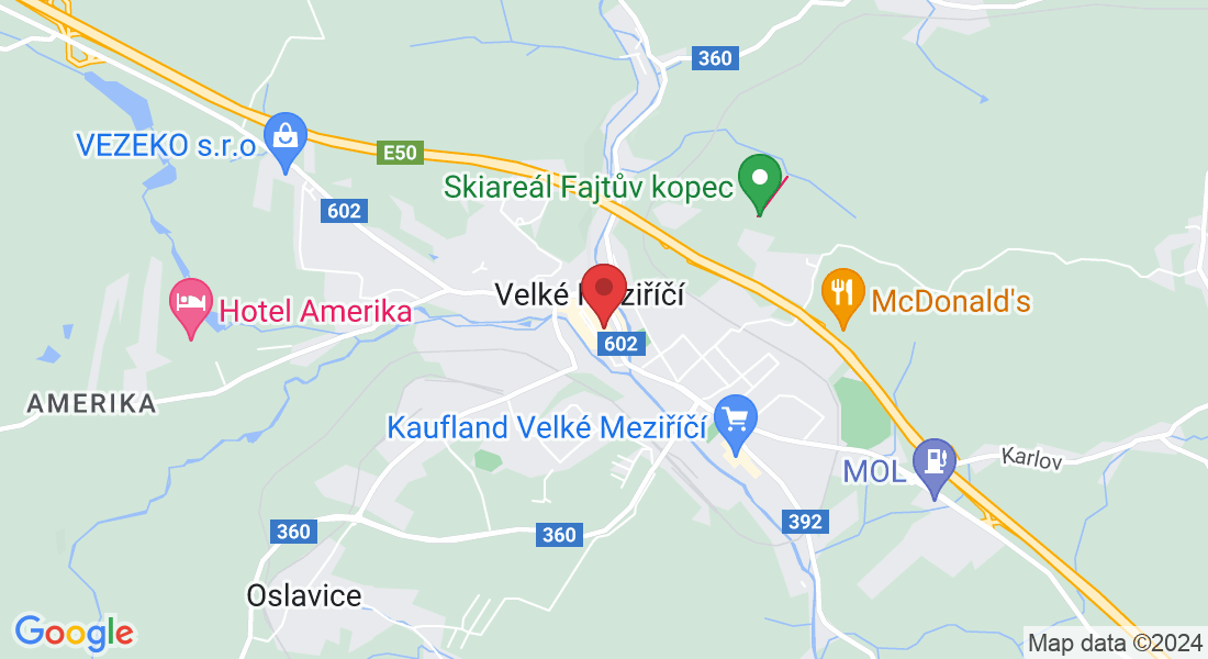 Náměstí 165, 594 01 Velké Meziříčí, Česko