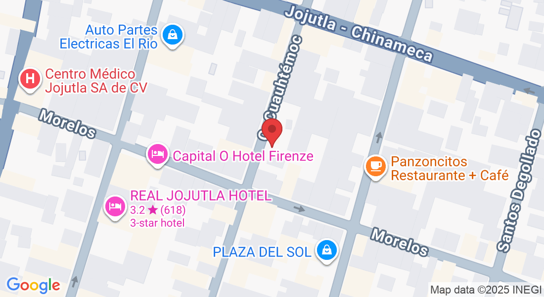 C. Cuauhtémoc 202, Centro, 62900 Jojutla, Mor., México