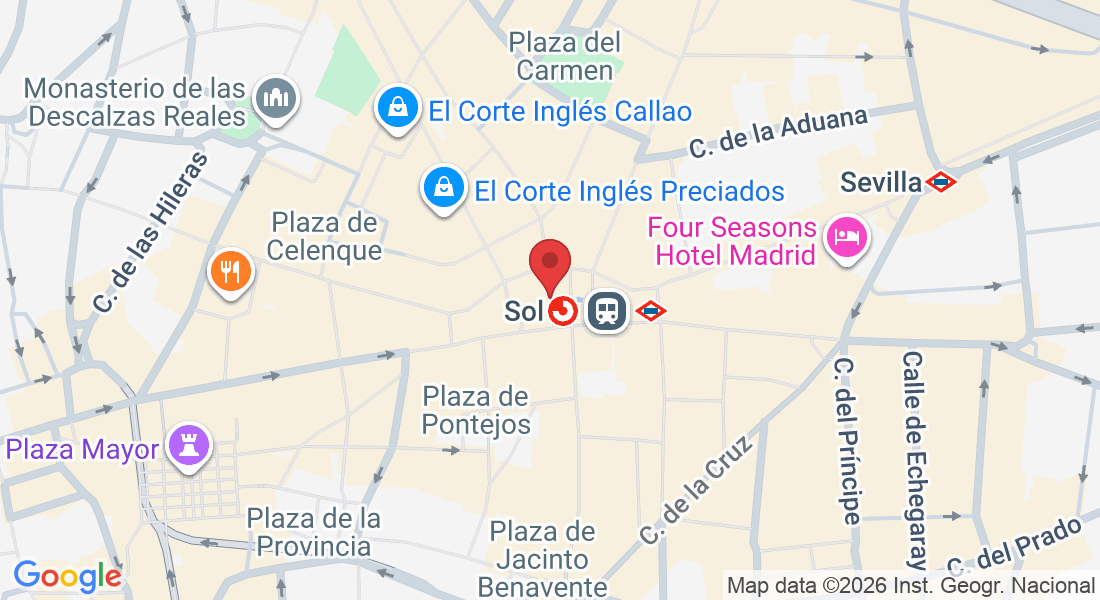 Puerta del Sol, Centro, Madrid, España