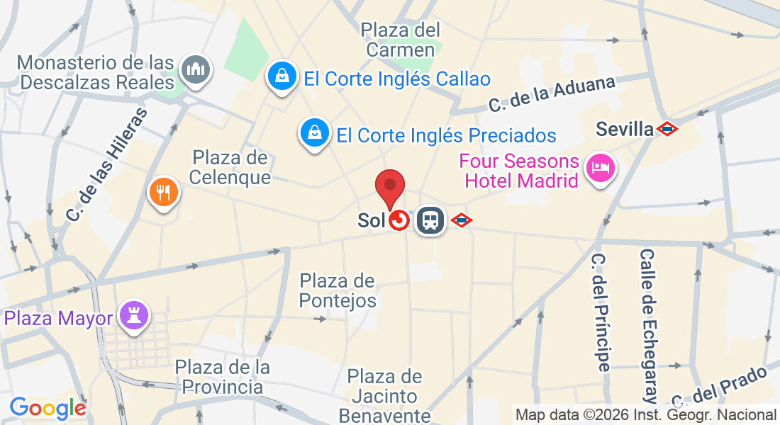 Puerta del Sol, Centro, Madrid, España