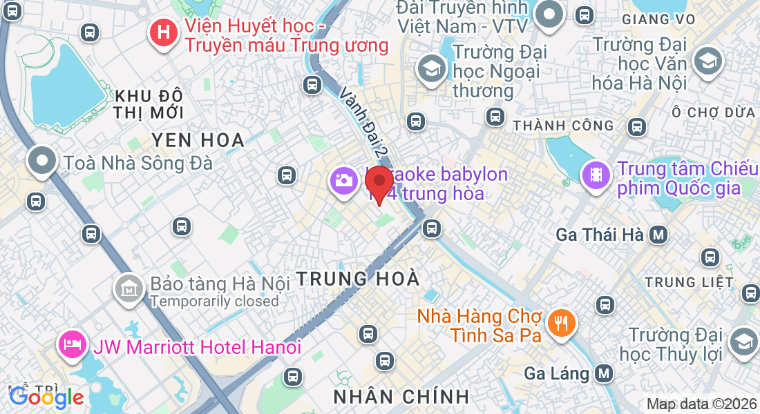 2R82+FV7, Trung Yên 9, Cầu Giấy, Hà Nội, Việt Nam