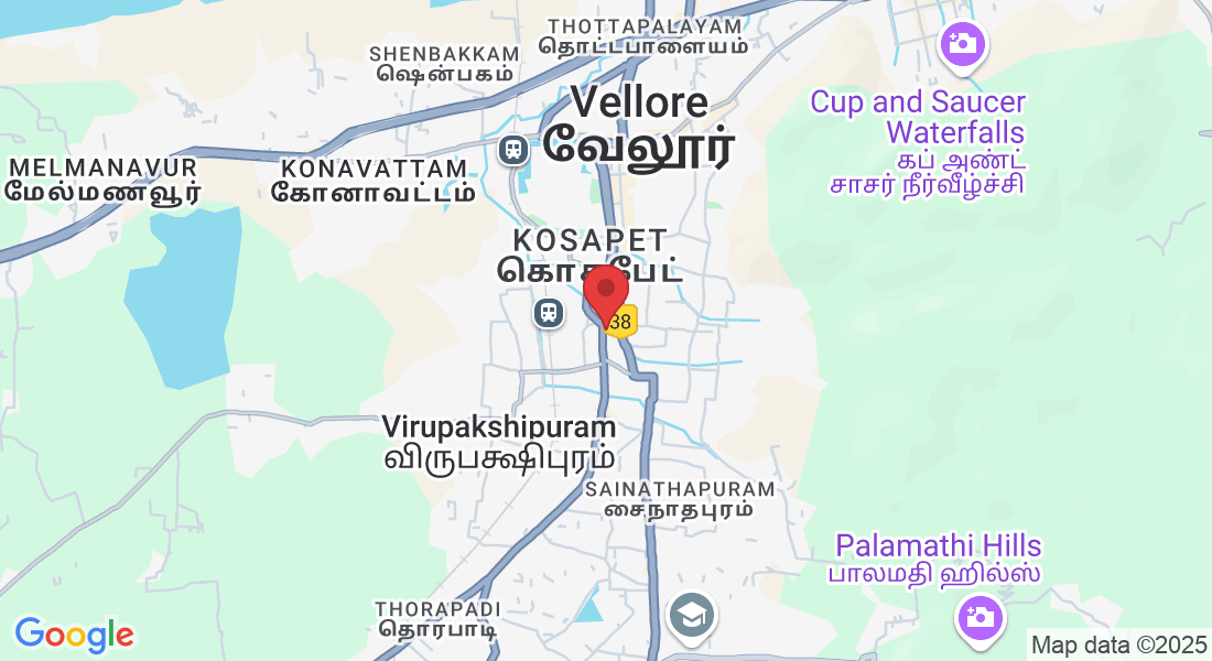 11/8, Anna Salai, Kosapet, Vellore, Tamil Nadu 623001, India