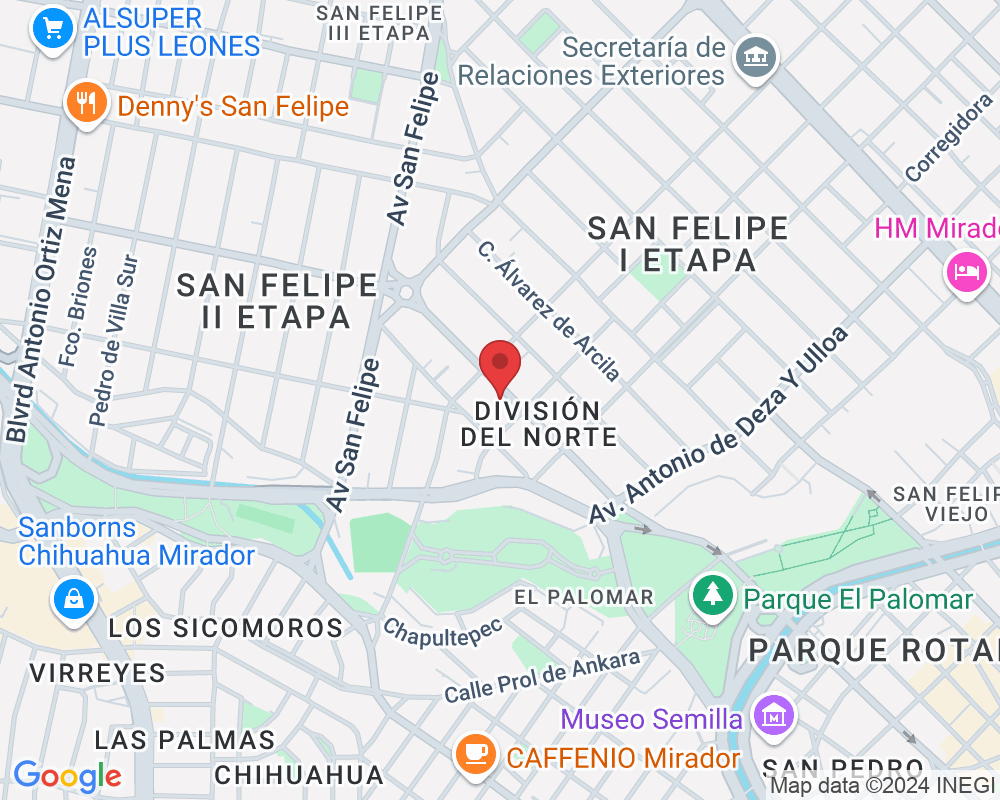 Trasviña y Retes 1901a, San Felipe I Etapa, 31203 Chihuahua, Chih., México