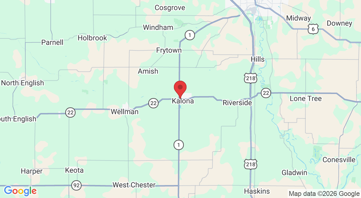 131 E Ave, Kalona, IA 52247, USA