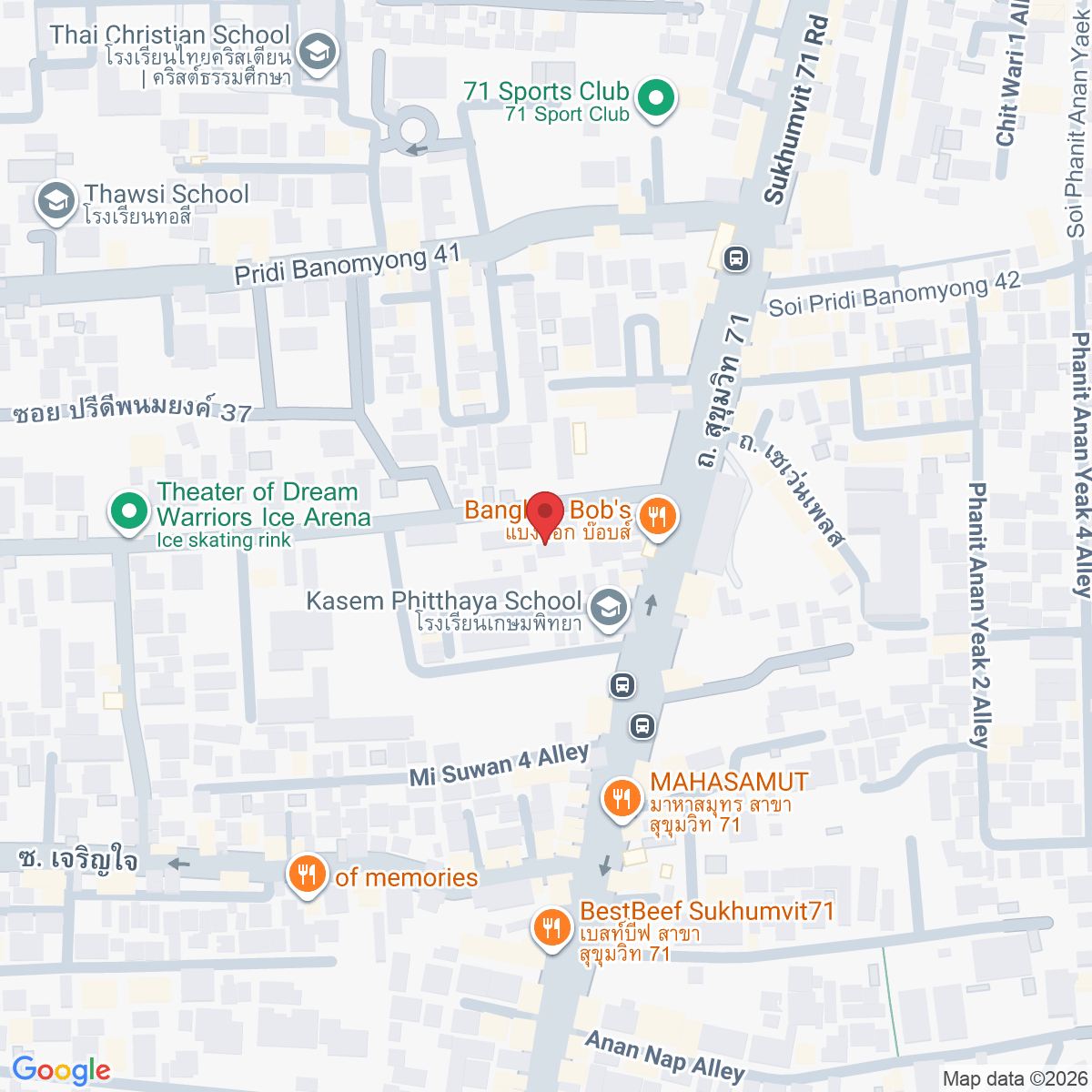 1 Soi Pridi Banomyong 37, Khwaeng Khlong Tan Nuea, Watthana, Krung Thep Maha Nakhon 10110, Thailand