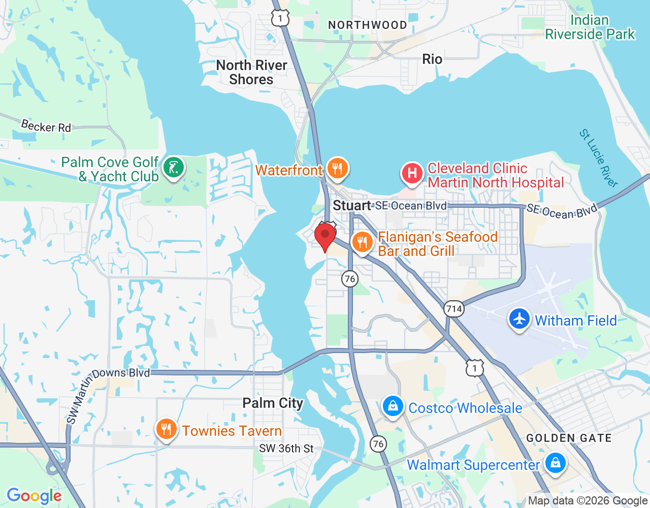 1000 SW Palm City Rd, Stuart, FL 34994, USA