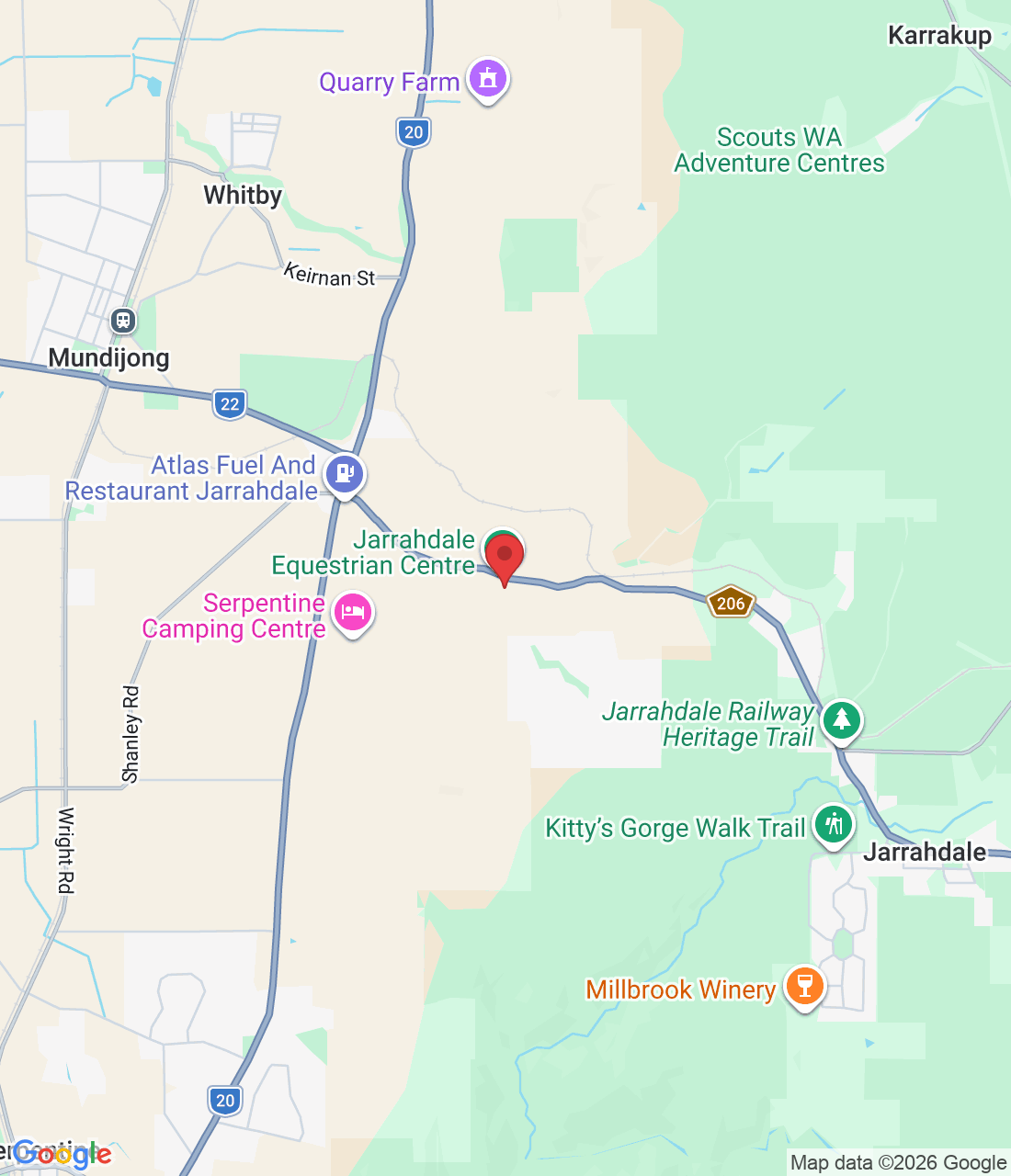 162 Jarrahdale Rd, Jarrahdale WA 6124, Australia