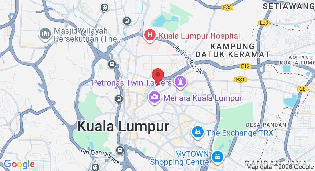 8, Jalan Cendana, Kampung Baru, 50250 Kuala Lumpur, Wilayah Persekutuan Kuala Lumpur, Malaysia