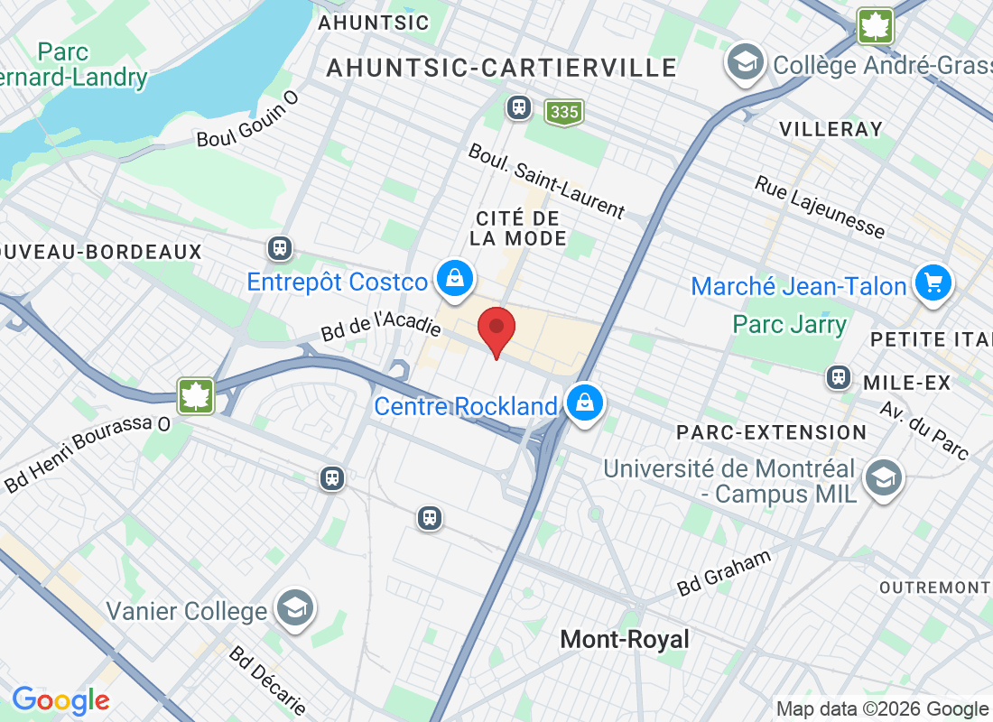 9280 Bd de l'Acadie, Montréal, QC H4N 3C5, Canada