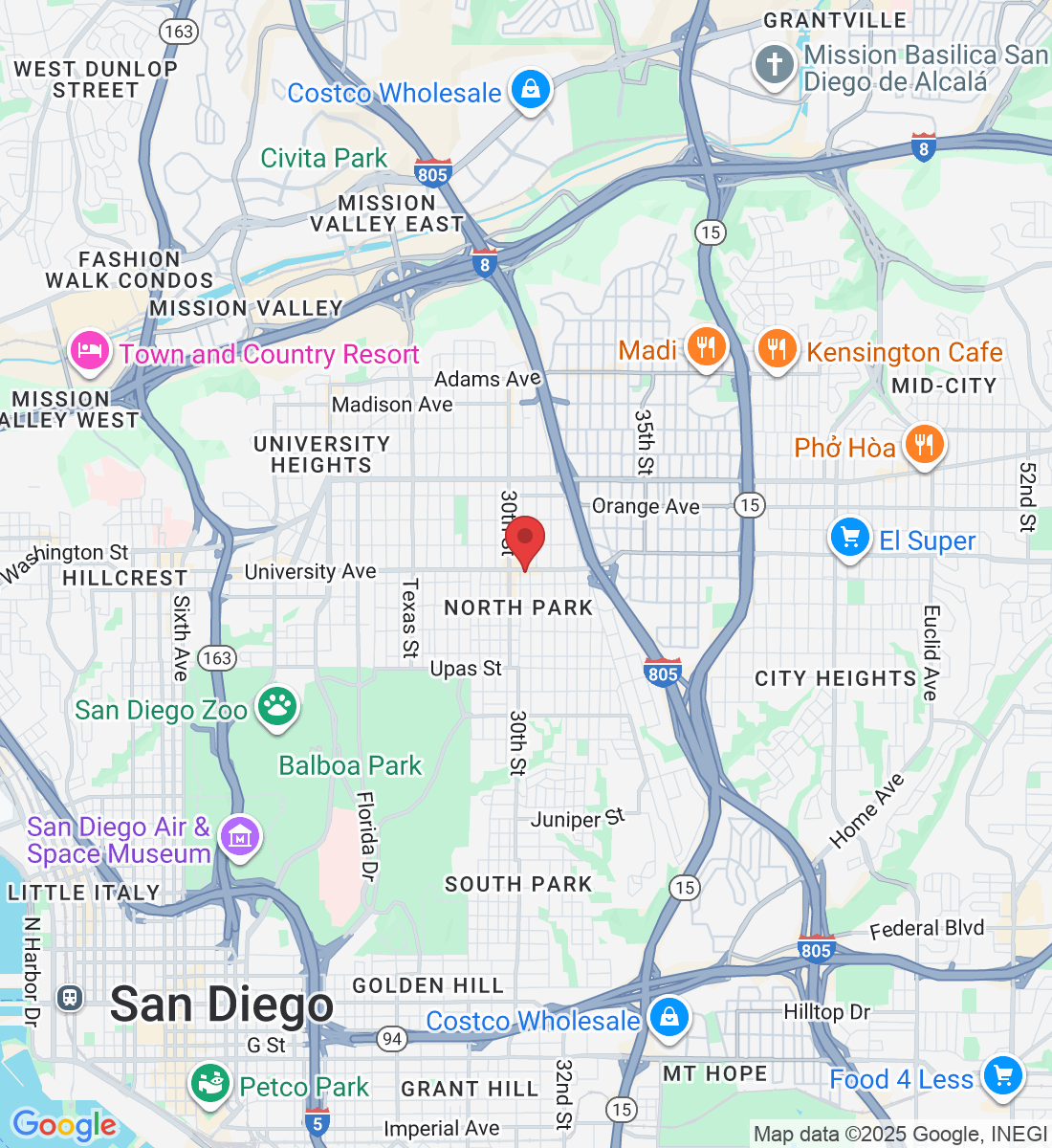 3039 University Ave, San Diego, CA 92104, USA