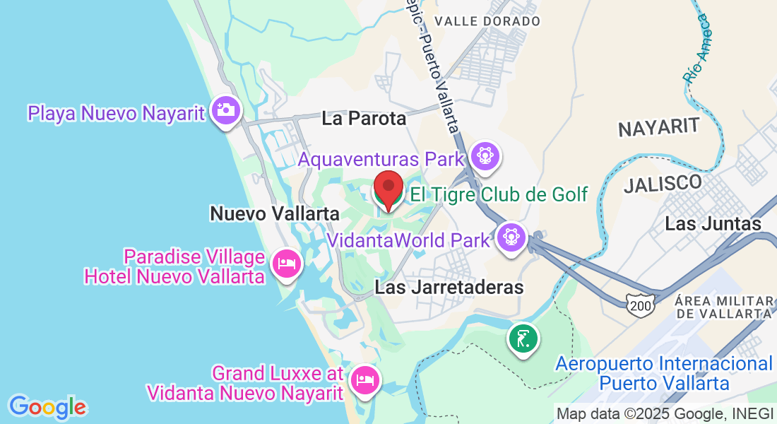 P.º Paraiso 800, El Tigre, 63732 Nuevo Vallarta, Nay., México