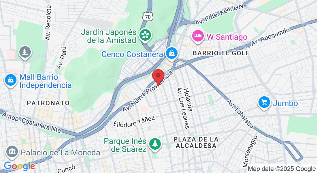 Guardia Vieja 181, 7510186 Providencia, Región Metropolitana, Chile