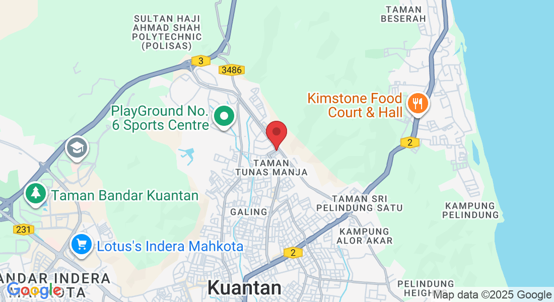 A65 & A67, Lorong Seri Setali 112, Taman Penisular, 25300 Kuantan, Pahang, Malaysia