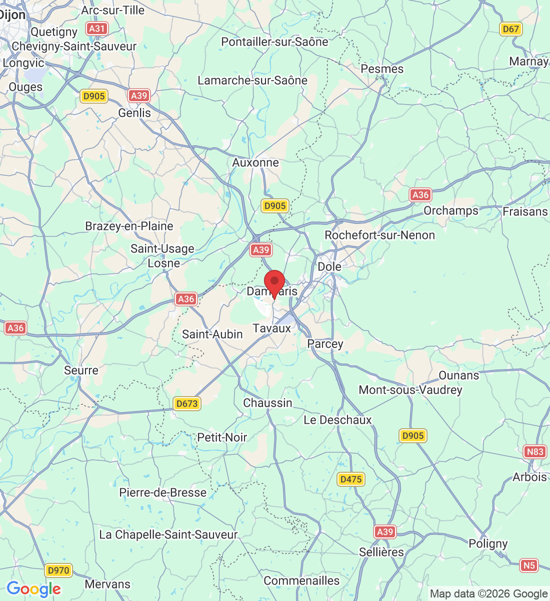 76 Rue de Belvoye, 39500 Damparis, France