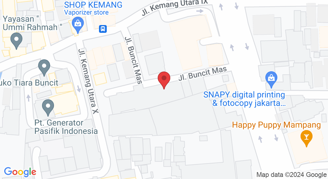 Jl. Buncit Raya No.108, RT.1/RW.1, Duren Tiga, Kec. Pancoran, Kota Jakarta Selatan, Daerah Khusus Ibukota Jakarta 12760, Indonesia