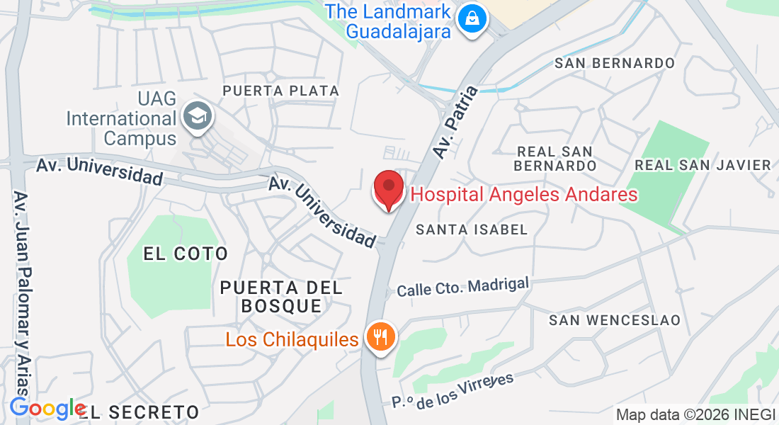 Av. Patria 1355, Puerta de Hierro, 45116 Zapopan, Jal., México