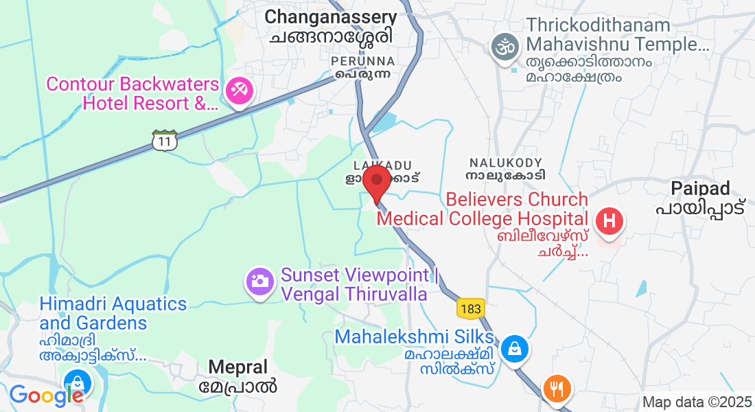 State Highway 1,Kollam -Theni Highway,Thiruvalla Ezhinjillam, Thiruvalla, Kerala 689107, India