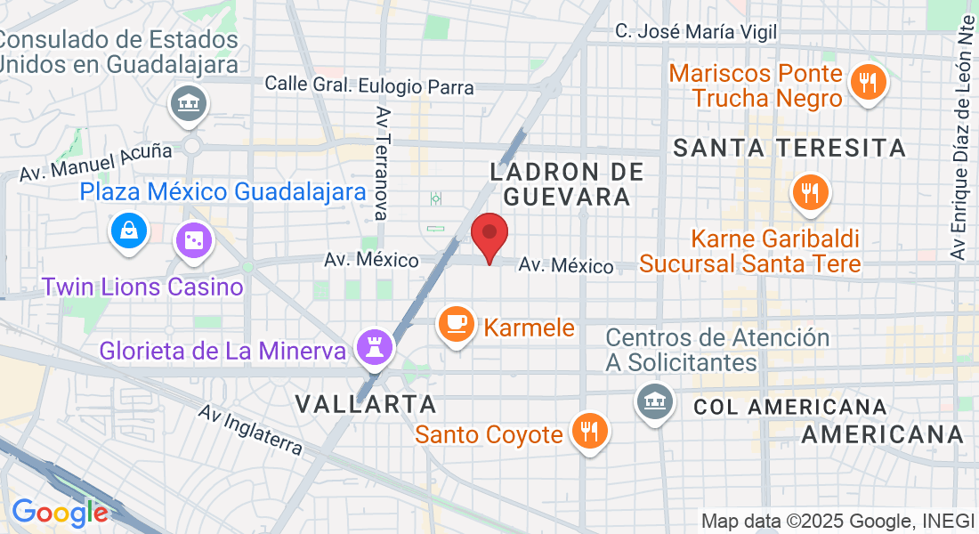 Av. México 2573, Ladron De Guevara, 44130 Guadalajara, Jal., Mexico