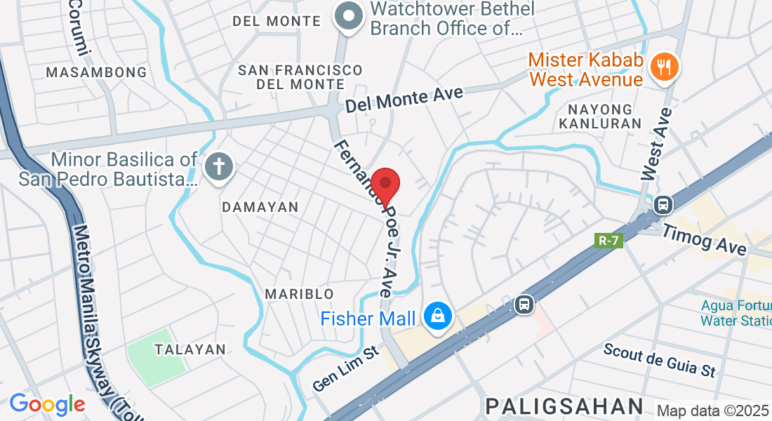 131 Fernando Poe Jr. Ave, San Francisco del Monte, Quezon City, 1104 Metro Manila, Philippines