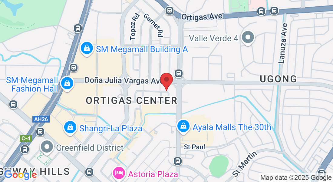 Ground Floor, Antel Global Corporate Center, 1605 Doña Julia Vargas Ave, Ortigas Center, Pasig, Metro Manila, Philippines
