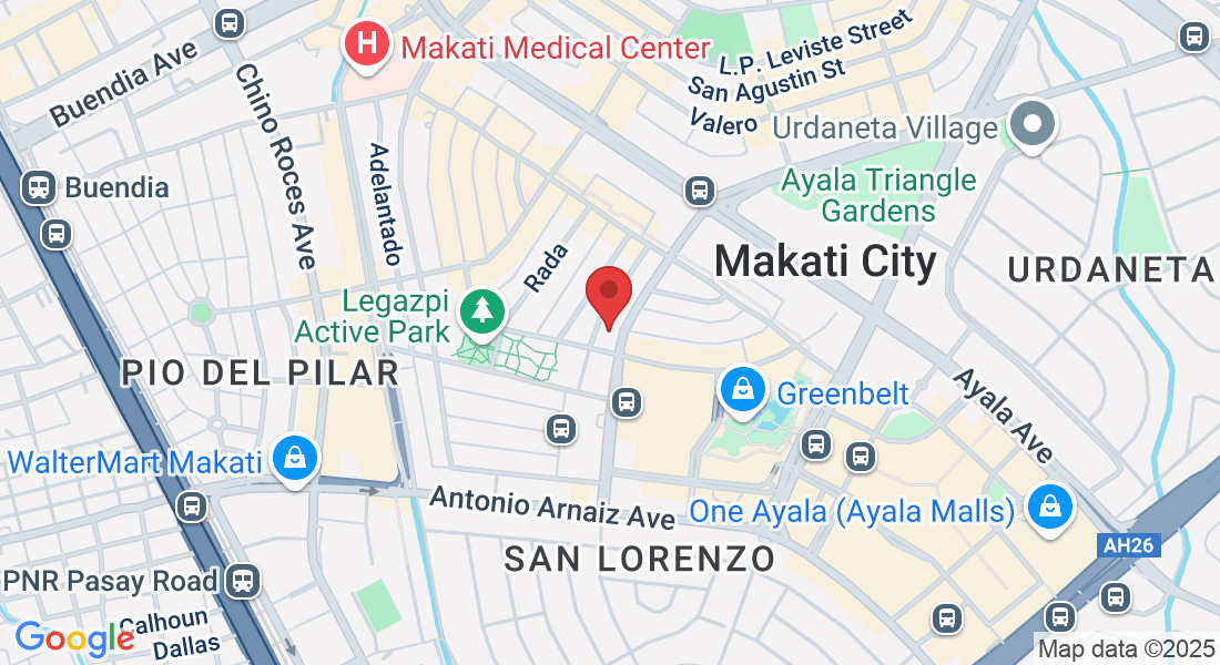 105 Paseo de Roxas, Legazpi Village, Makati City, Metro Manila, Philippines