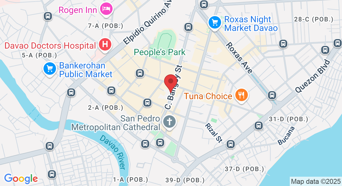 Roman Paula Building, Unit 3, 2nd Floor, Tesoro Building, C. Bangoy St, Poblacion District, Davao City, 8000 Davao del Sur, Philippines