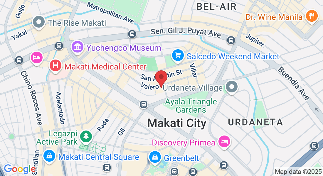 141 Valero, Salcedo Village, Corner Sedeño, Makati City, 1227 Metro Manila, Philippines