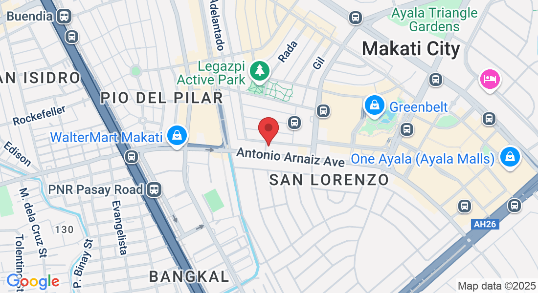 845 Antonio Arnaiz Ave, Legazpi Village, Makati City, 1229 Metro Manila, Philippines