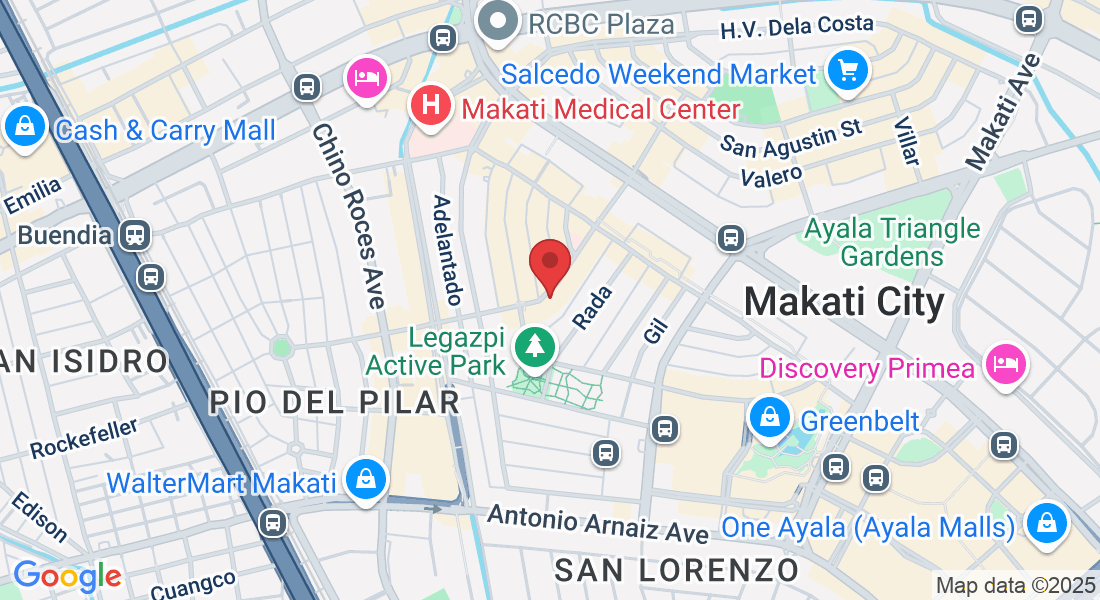 Tuscan Building, 114 V.A. Rufino St, Legazpi Village, Makati City, 1229 Metro Manila, Philippines