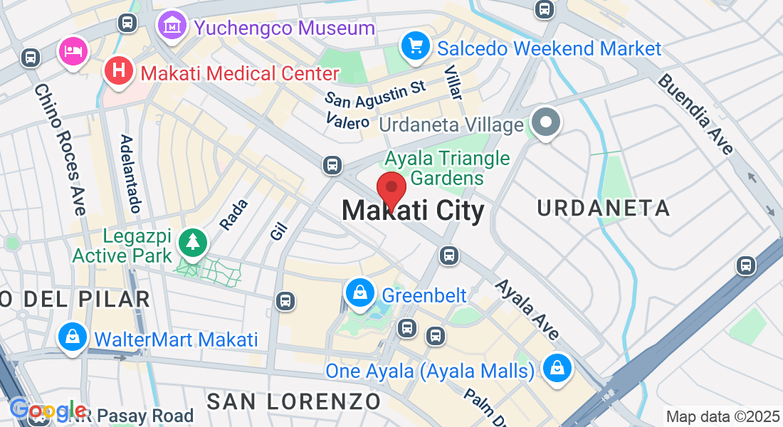 6758 Ayala Ave, Legazpi Village, Makati City, 1229 Metro Manila, Philippines