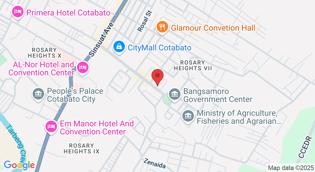 56XV+9F4, Gov. Gutierrez Ave, Cotabato City, Maguindanao, Philippines