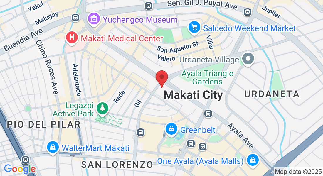 6766 Ayala Ave, Legazpi Village, Makati City, 1229 Metro Manila, Philippines