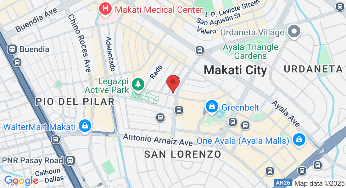111 Paseo de Roxas, Legazpi Village, Makati City, 1229 Metro Manila, Philippines