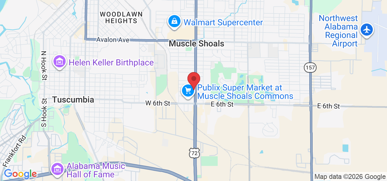 3050 Woodward Ave, Muscle Shoals, AL 35661, USA