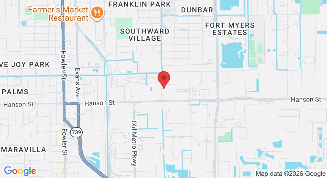 Map view of 2829-2859 Ford St Fort Myers FL