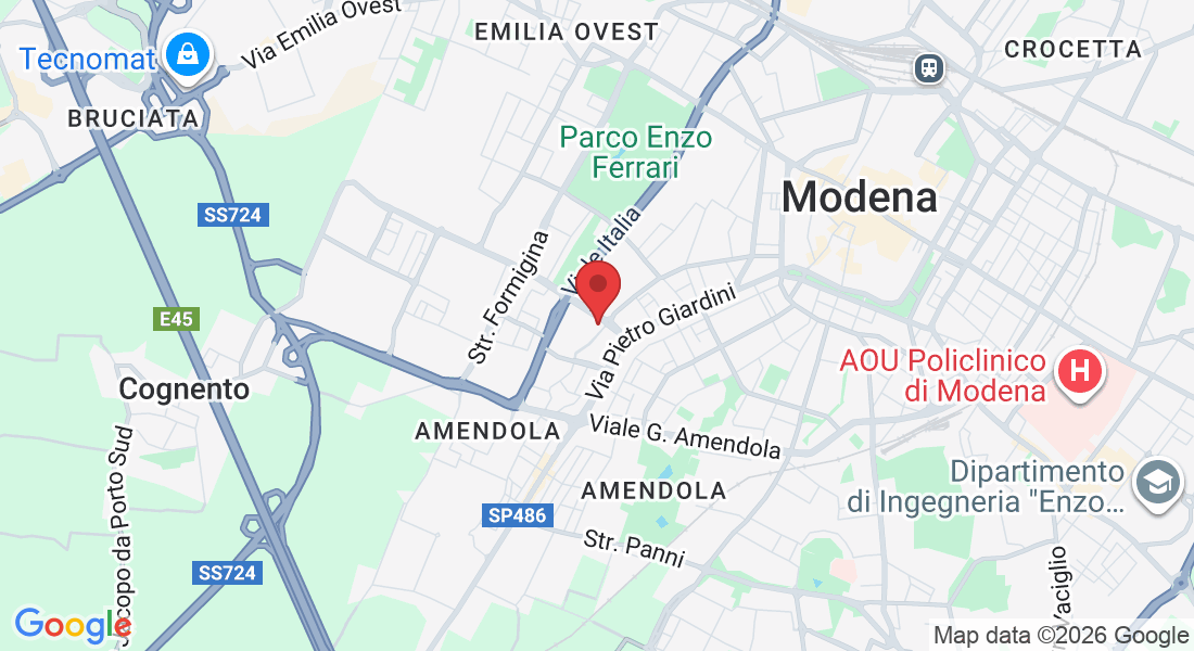 Via Mario Vellani Marchi, 20, 41124 Modena MO, Italia