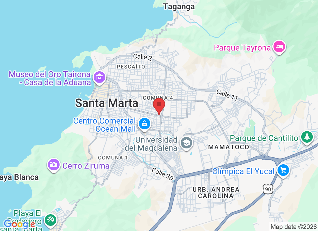 Cl. 22 #18A-59, Comuna 4, Santa Marta, Magdalena, Colombia