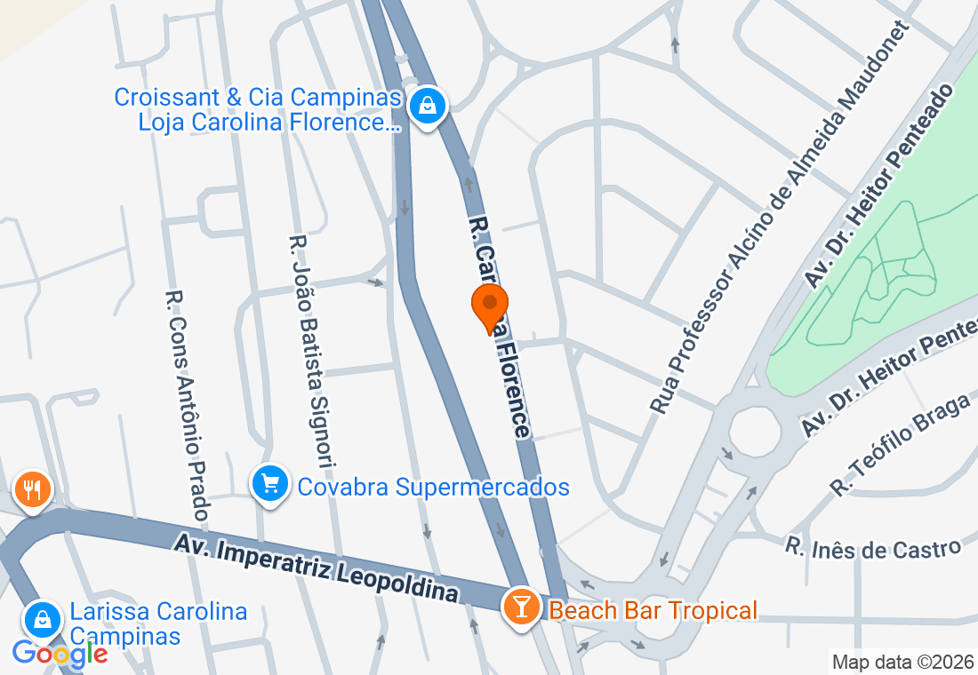 R. Carolina Florence, 1345 - Vila Nova, Campinas - SP, 13075-600, Brasil